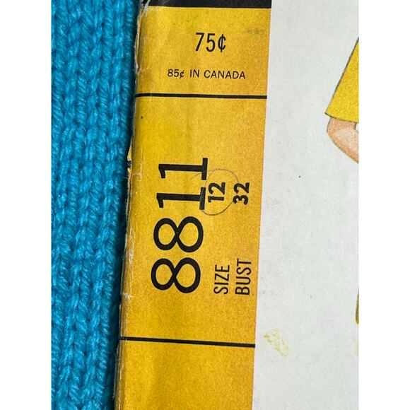 McCalls 8811 Sewing pattern bikini swimming suit beach coverup 1960s size 12 - Picture 2 of 7